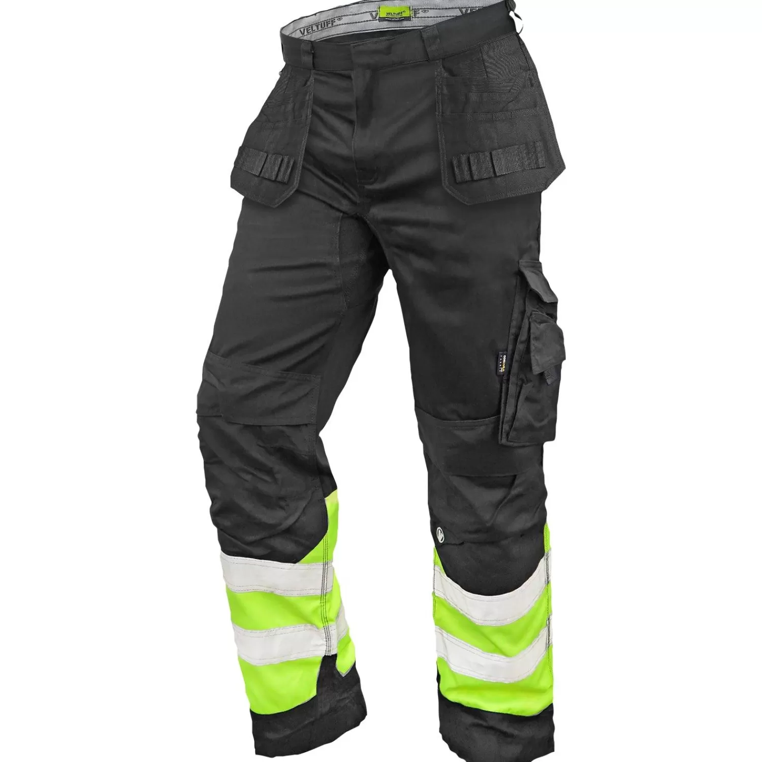 Shop VELTUFF Hi-vis Arbejdsbukser Med Hylsterlomme