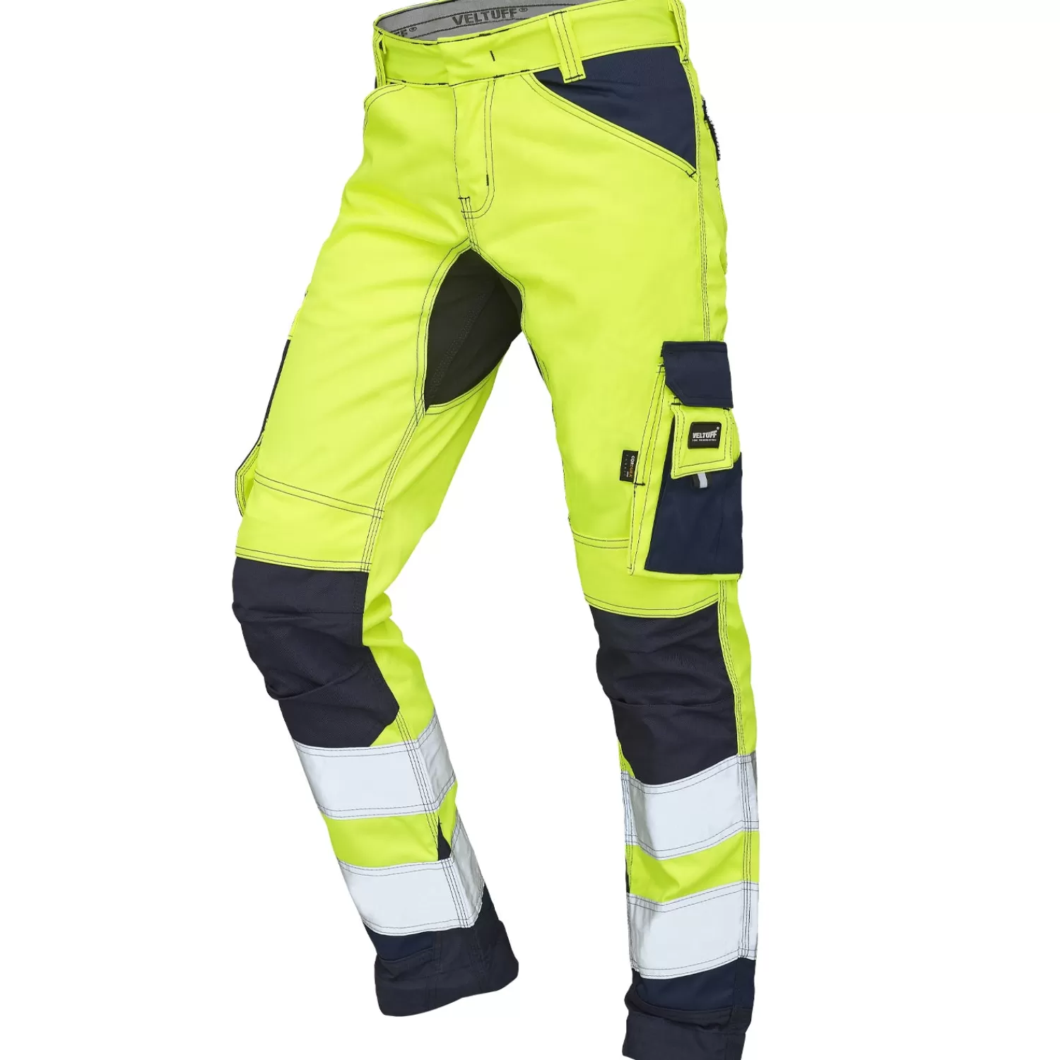 Discount VELTUFF Hi-vis Arbejdsbukser Med Refleks