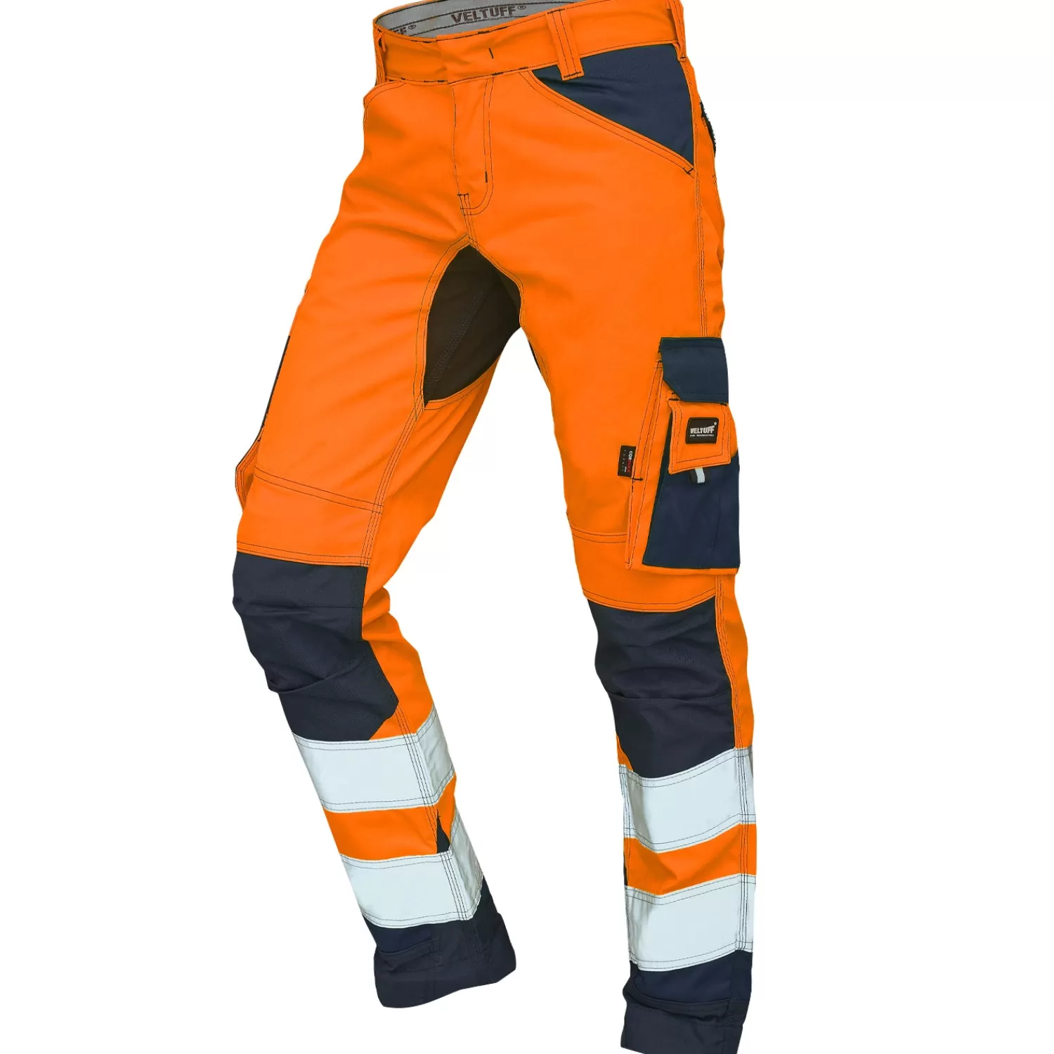 Discount VELTUFF Hi-vis Arbejdsbukser Med Refleks