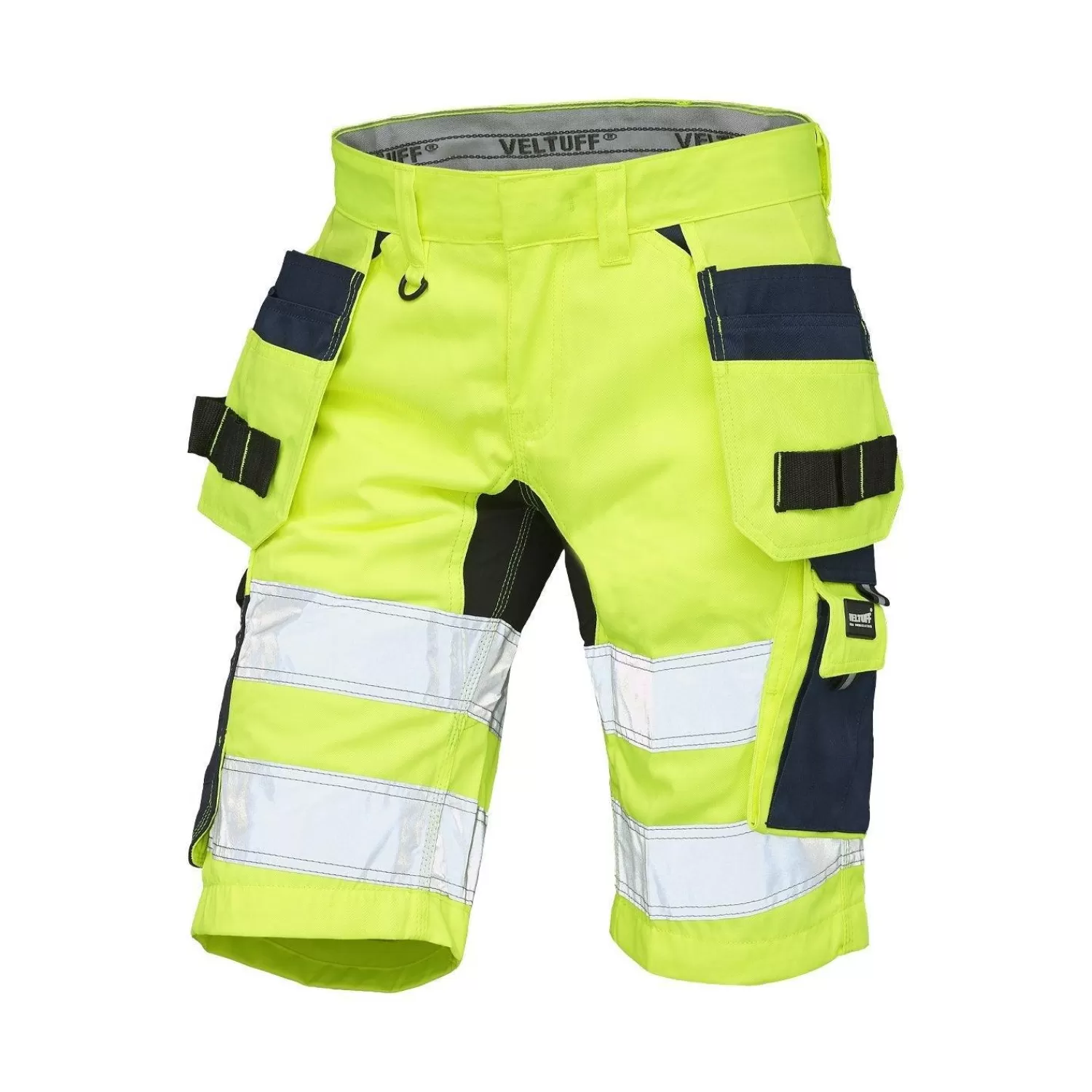 Store VELTUFF Hi-vis Arbejdsshorts Med Reflekser