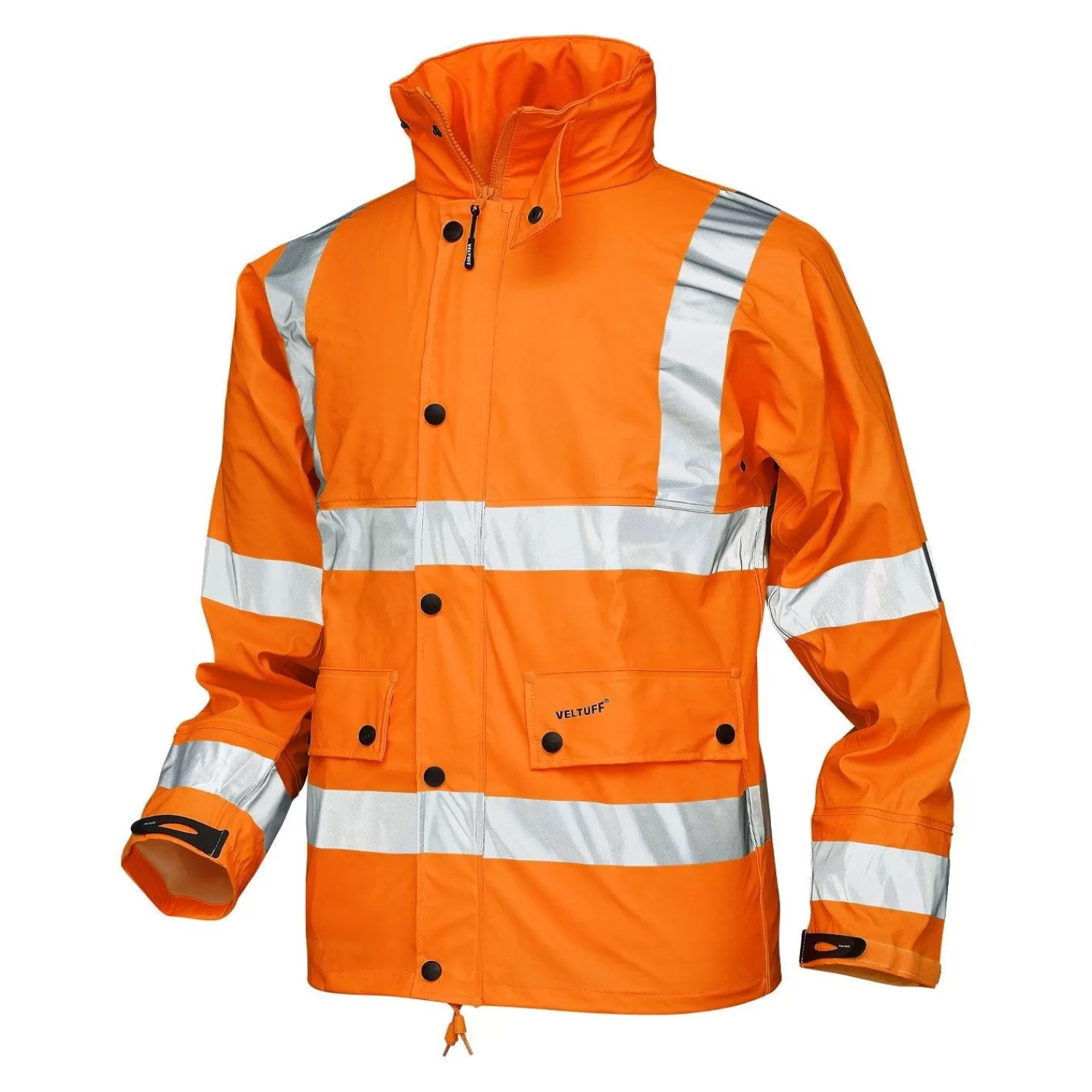 Best Sale VELTUFF Hi-vis Regnjakke Til Arbejde