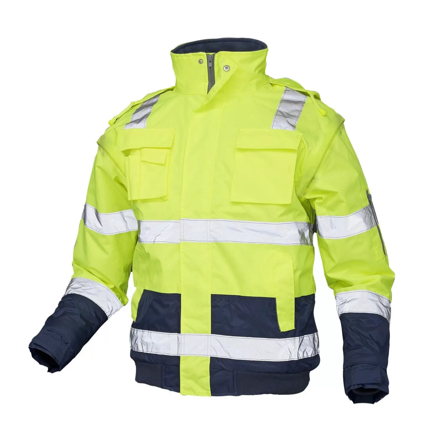 New VELTUFF 2-i-1 Hi-vis Pilotjakke / Vest Til Arbejde