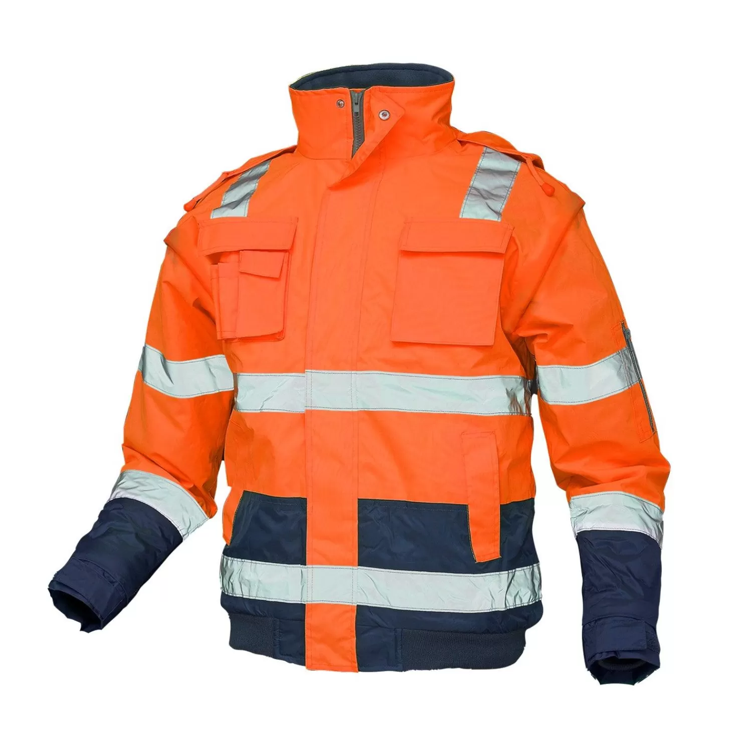 New VELTUFF 2-i-1 Hi-vis Pilotjakke / Vest Til Arbejde